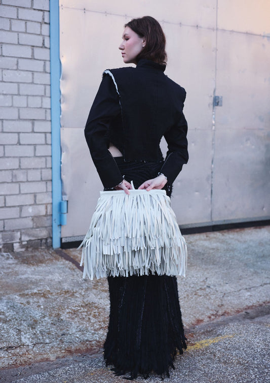MOVA Fringed Clutch L