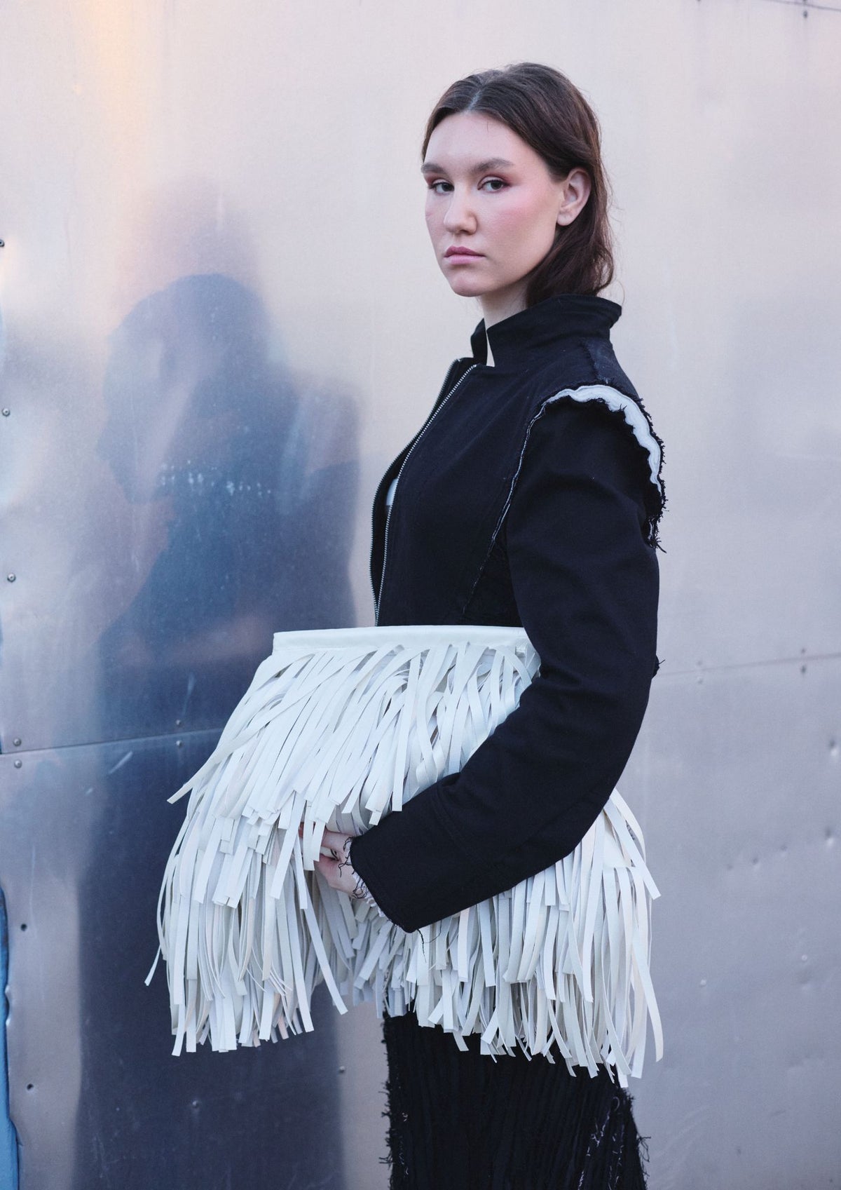 MOVA Fringed Clutch L