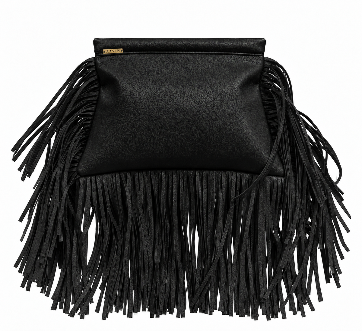 MOVA Framed Fringe Clutch